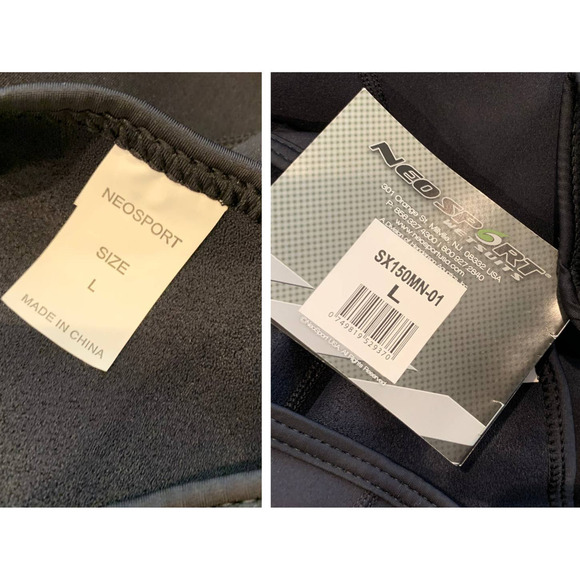 NWT NeoSport Wetsuits Men's XSPAN Long Sleeve Shirt (L) - Picture 4 of 4